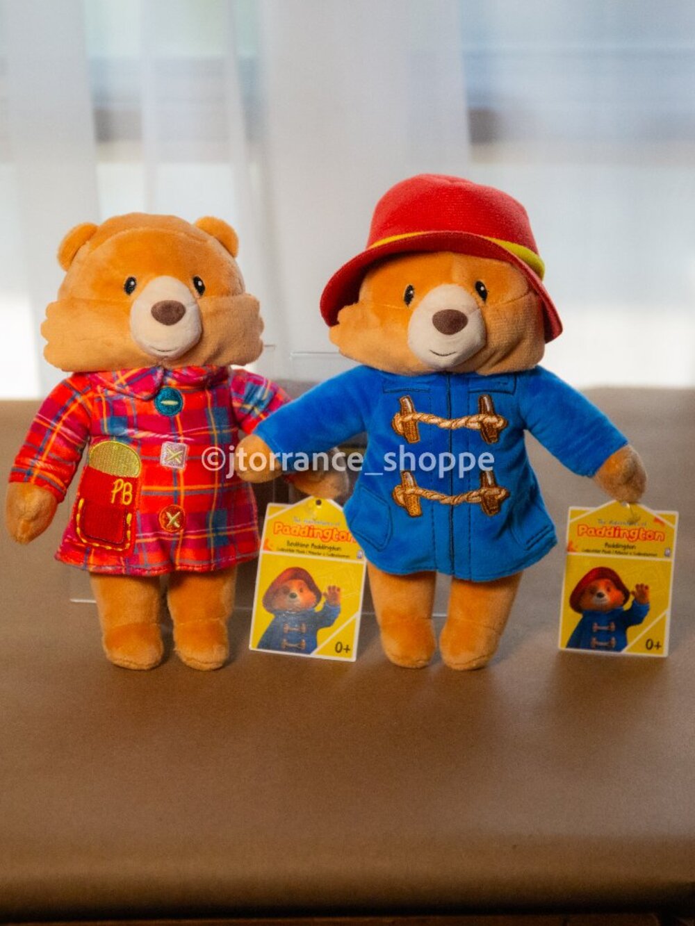 2-PACK ~ Paddington Bear Collectible Plush Set, Bedtime Pajamas Coat Hat, NEW